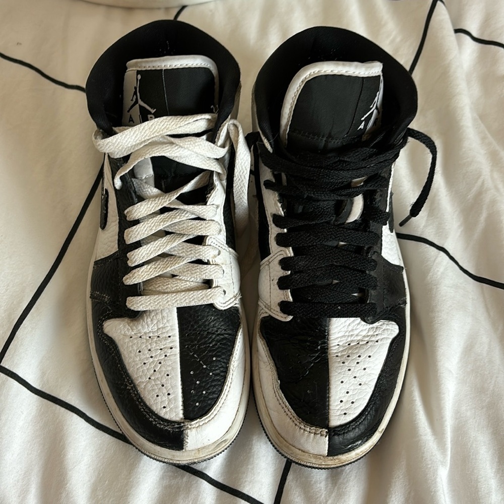 Nike Jordan split black and white
